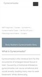 Mobile Screenshot of gynecomastia.org
